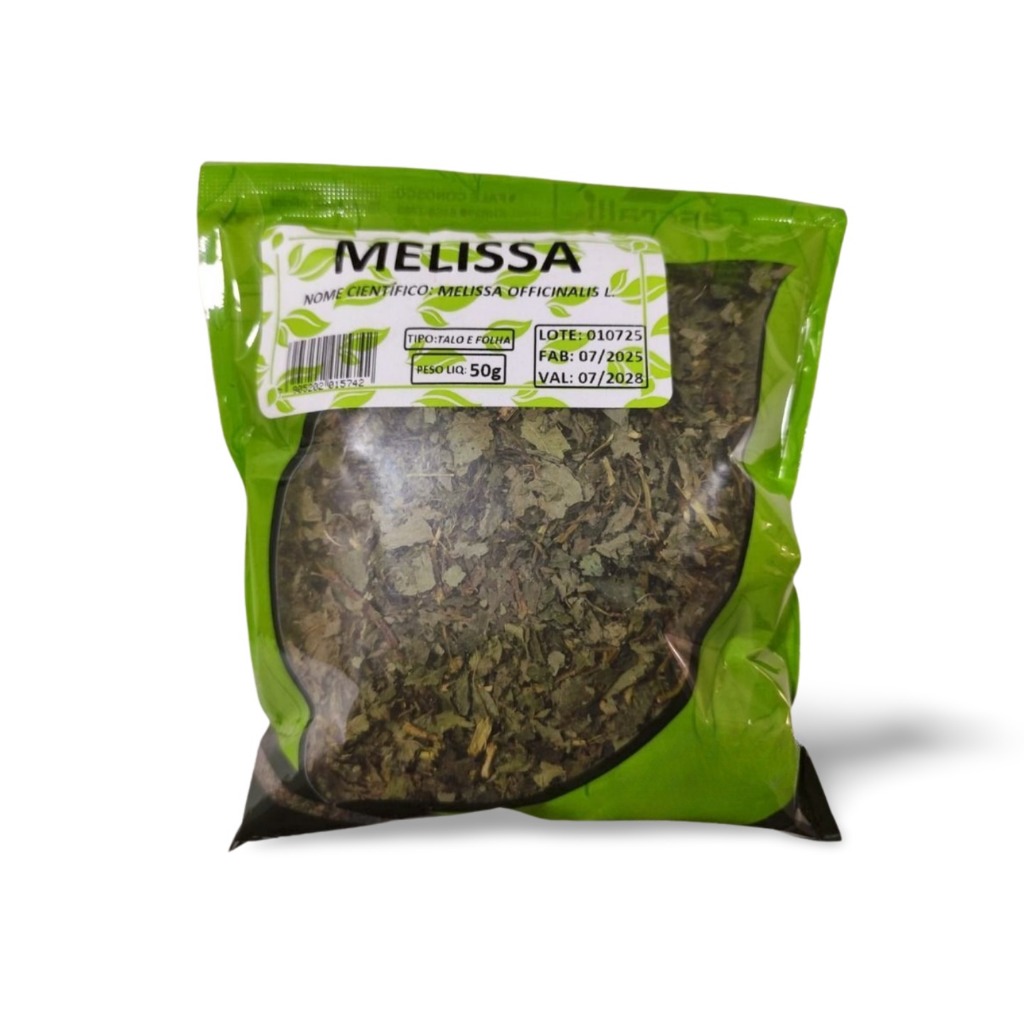 Imagem 🌿 CHÁ DE MELISSA 50G – RELAXAMENTO NATURAL 🌙 CALMANTE 🧘 MELHORA DO SONO 🌙 BEM-ESTAR GERAL 🌞