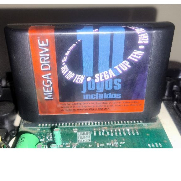 Cartucho Sega Top Ten 10 Jogos - Original Tectoy para Mega Drive
