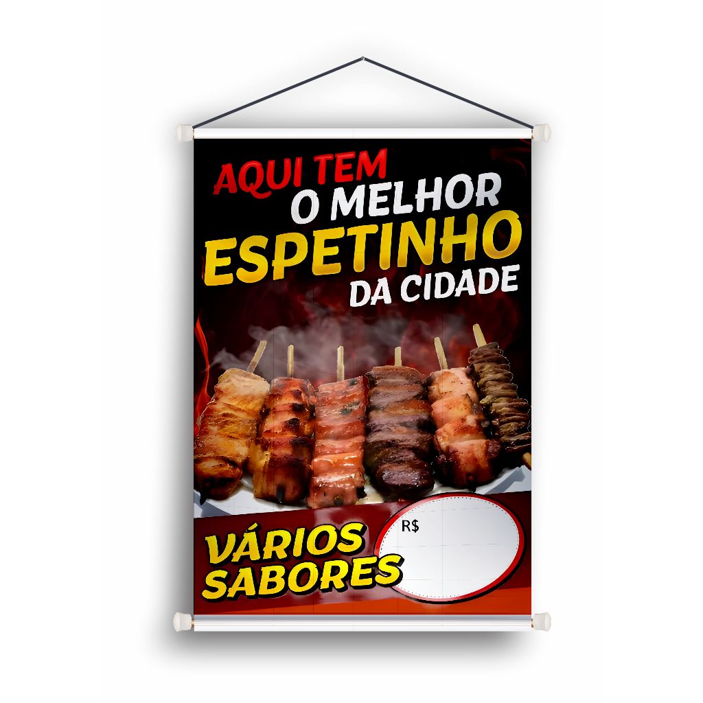 BANNER LONA ARTE PRONTA - O MELHOR ESPETO DA CIDADE