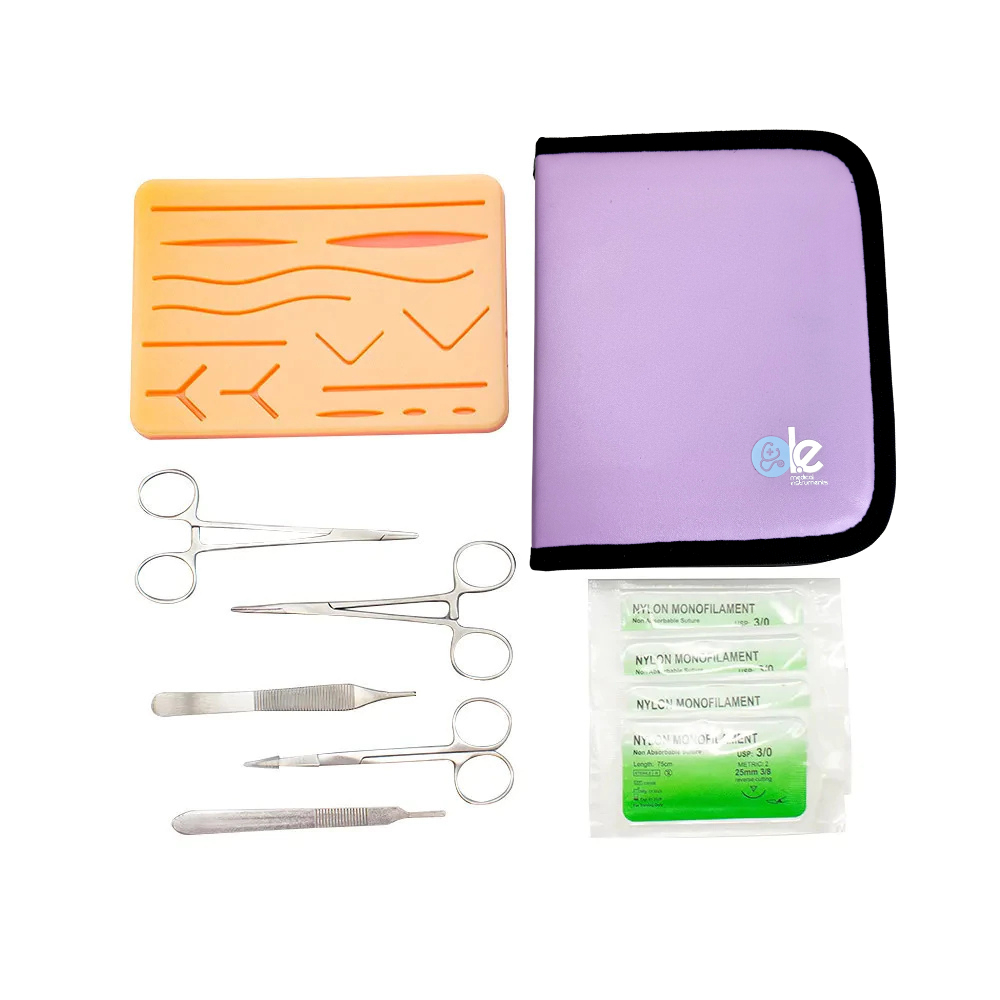 Kit Sutura Completo Lilás - Le Medical em Oferta na Shopee
