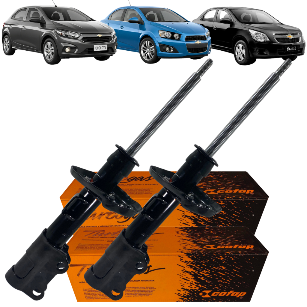 Par Amortecedor Dianteiro Gm Onix Cobalt Spin Sonic 1.0 8v 1.4 8v 1.6 16v 1.8 8v 2012 Á 2019