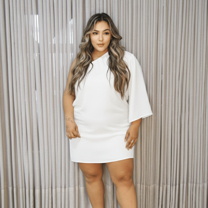 Vestido Curto Soltinho Branco na Black Friday 2025 | BuscaProdutos