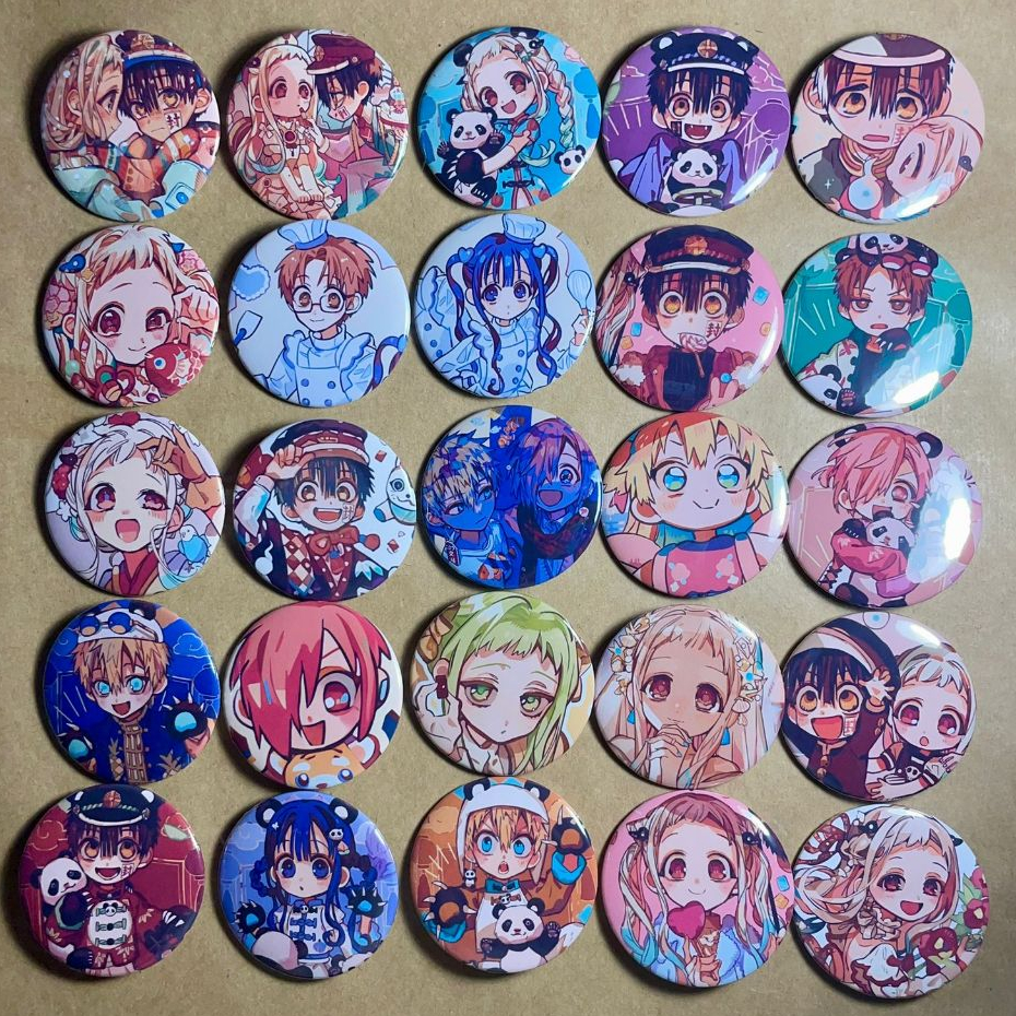 Bottons Toilet-Bound Jibaku Shounen Hanako-kun TBHK JSHK 4.4 cm em Oferta na Shopee