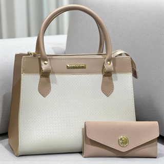 Bolsa feminina grande transversal tiracolo tote kit carteira porta moedas porta cartão em Oferta na Shopee