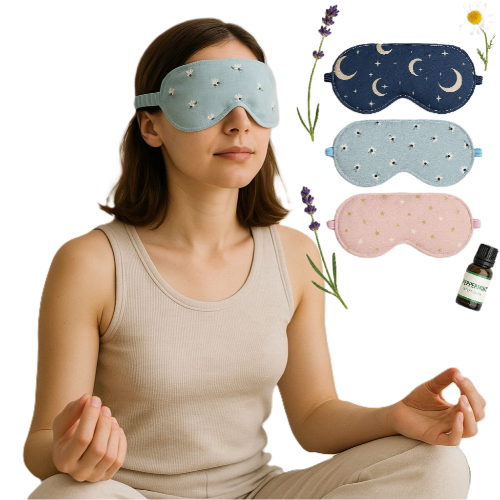 Máscara Térmica Aromática Alívio Stress Relaxamento Profundo Sortido