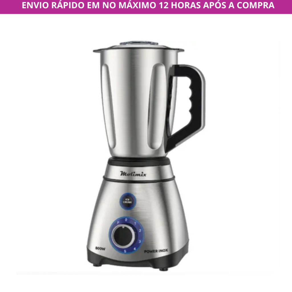 Liquidificador Molimix Power Inox MLI-800 800W 1.5L 110V Prata