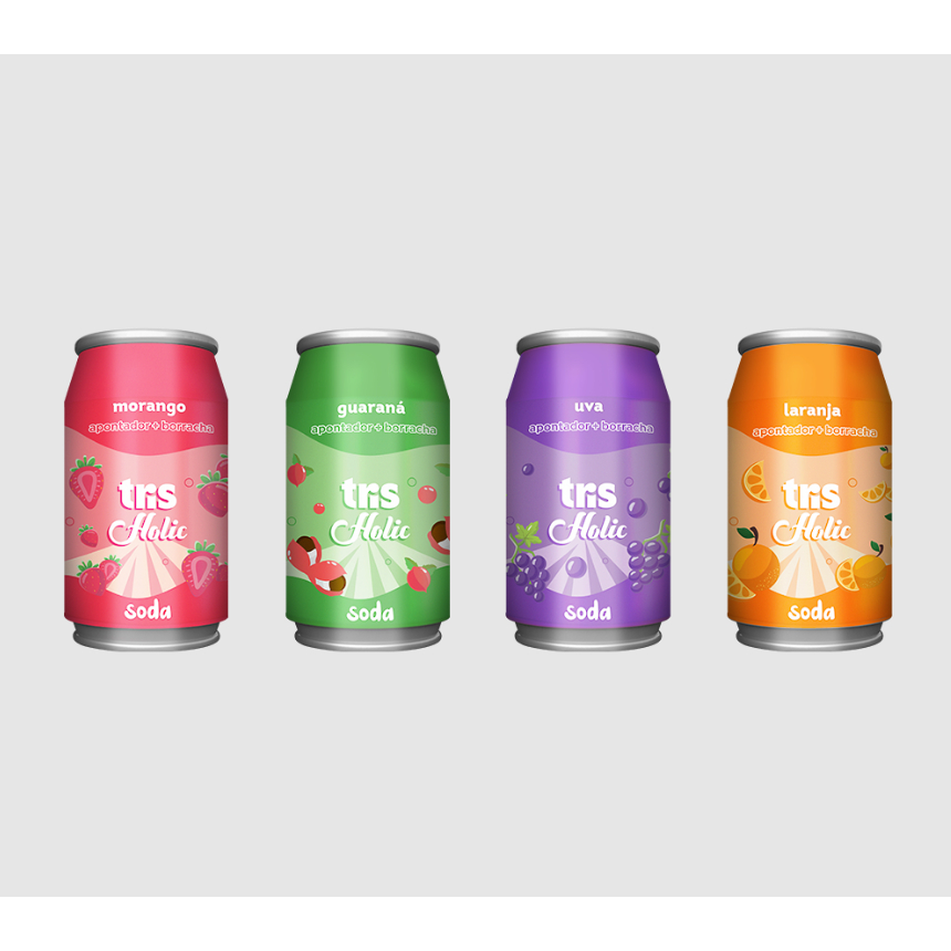 Apontador com Depósito + Borracha Soda Lanchinhos | TRIS em Oferta na Shopee