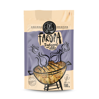 Farofa Tradicional Com Alho Br Spices Pouch 180G em Oferta na Shopee