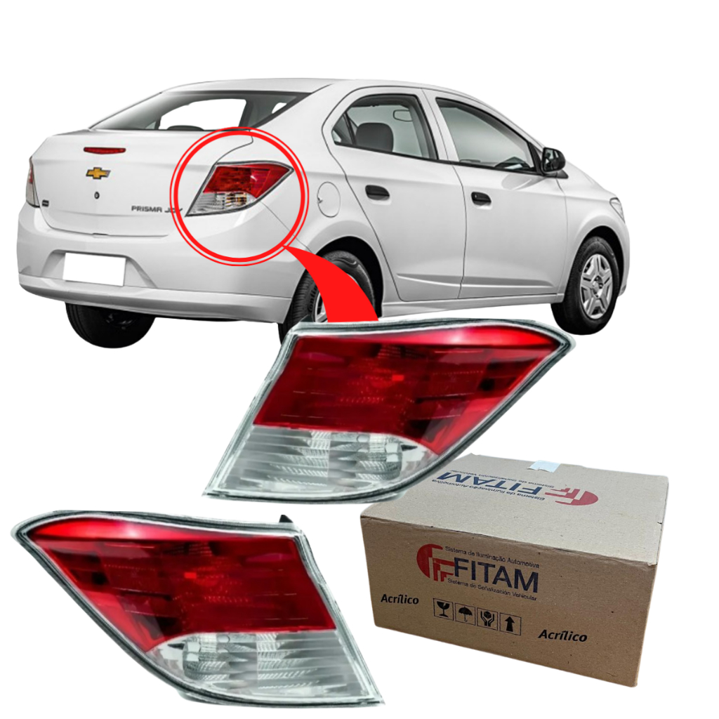 Lanterna Traseira Prisma Lt 2013 2014 2015 2016 em Oferta na Shopee