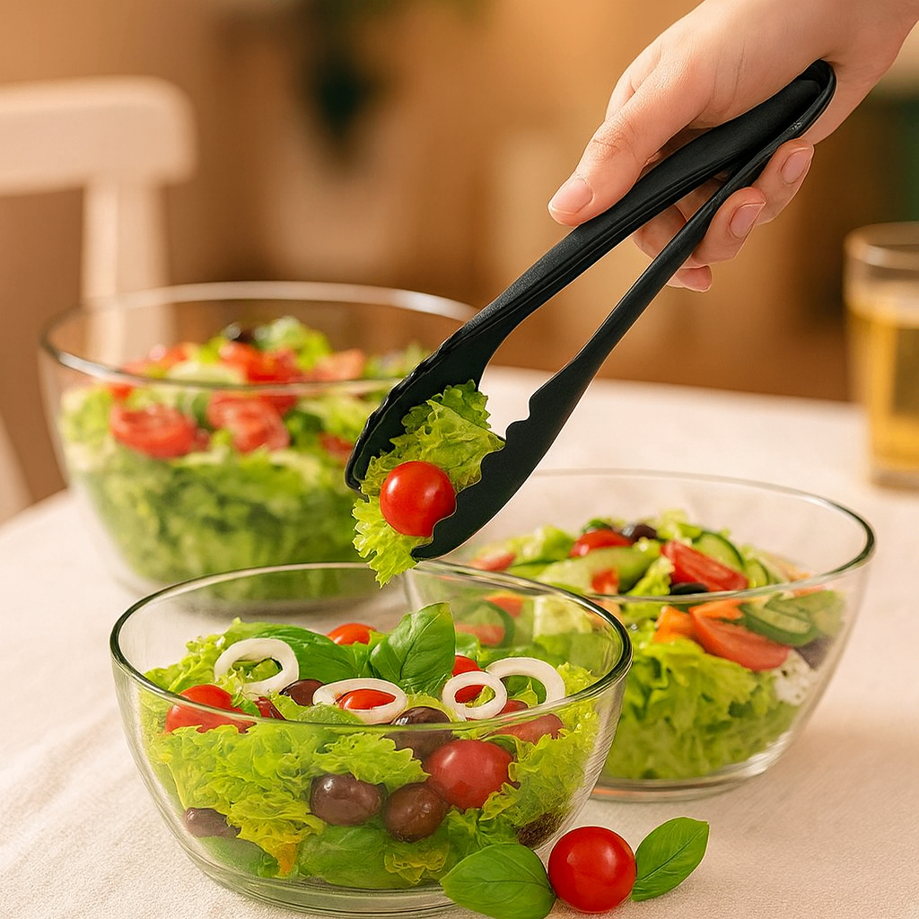 Jogo Saladeira Tigela Bowl Vidro Tropical Sobremesa Salada Servir Mesa Posta 3 Peças Ruvolo em Oferta na Shopee