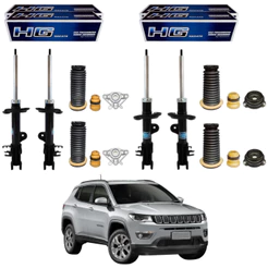 KIT 4 AMORTECEDOR COMPASS 4X4 2017 A 2025 NAKATA + KIT