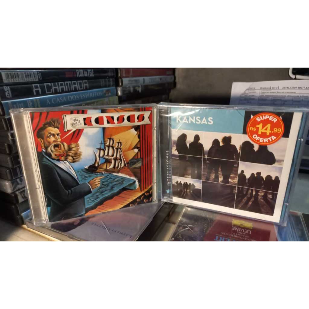 Cds The best Of Kansas (Novo)  - Mega Hits kansas Internacional (Lacrado) - Novos
