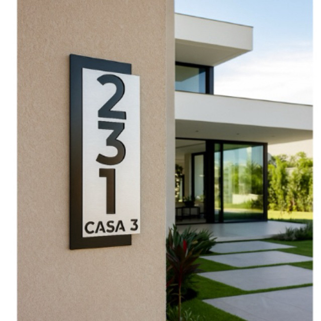 Número para Casa Acm/ Placa de casa/ numero residencial/ ACM