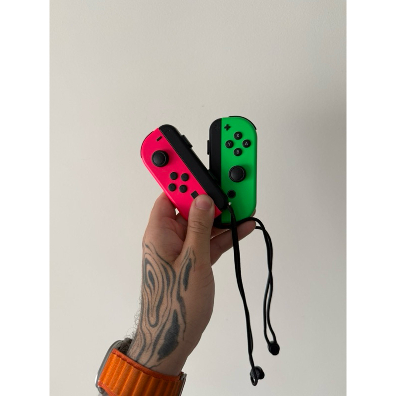 JOYCON ORIGINAL NINTENDO SWITCH VERDE E ROSA PARCELADO