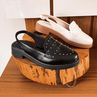 Mule Beira Rio Sapato Slingback Feminino Tachinhas 4312.107 em Oferta na Shopee