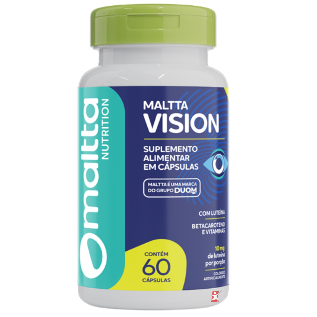 Maltta Vision Luteína Zinco Vitaminas C+e+a Saude da Visão 60 Capsulas Maltta Nutrition