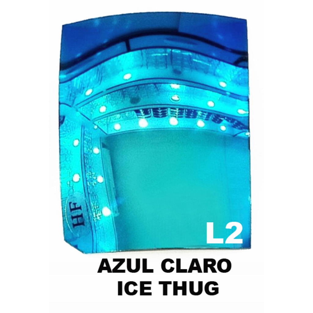 Lente Ice Thug Azul clara Espelhada Polarizada Bloco de Fábrica para reposição para Oculos de sol
