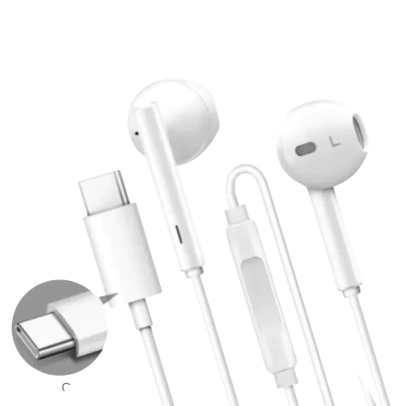 Fone de Ouvido Tipo C Phone 15 16 S20 Fe S21 Ultra S22 Plus A23 S25 M54 Fone para celular Tipo C em Oferta na Shopee