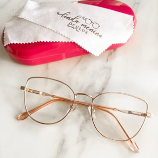 Armação De Óculos Feminino Gatinho Tamanho Menor/59211 em Oferta na Shopee