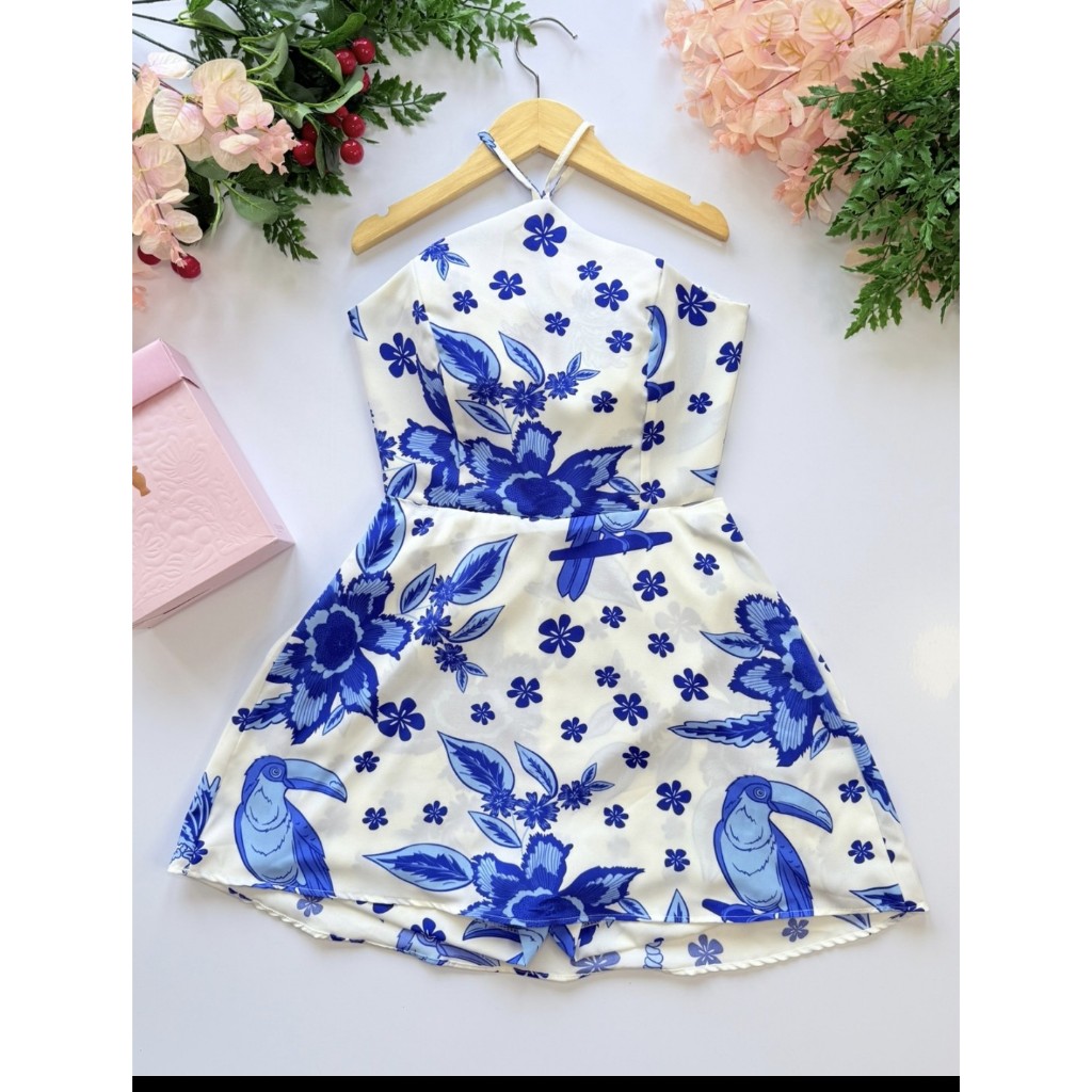 MACAQUINHO TROPICAL INFANTIL JUVENIL TENDÊNCIA 2025 AMARRAÇÃO NAS COSTAS em Oferta na Shopee