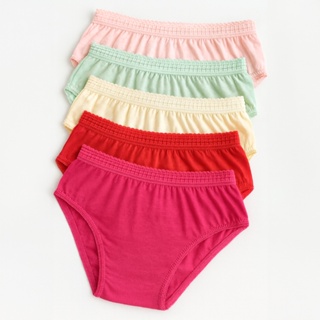 Kit 10 Calcinhas Infantis Femininas Lisas e Estampadas  Algodão Conforto em Oferta na Shopee