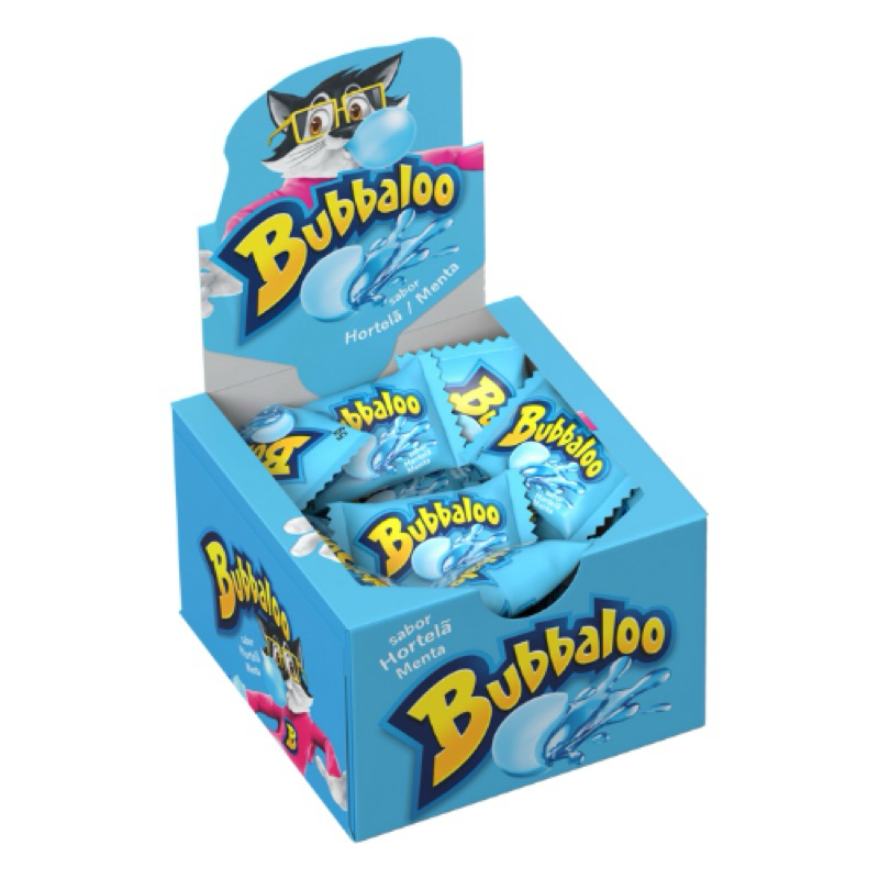 Chiclete Bubbaloo Hortelã 60 unidades (Display)