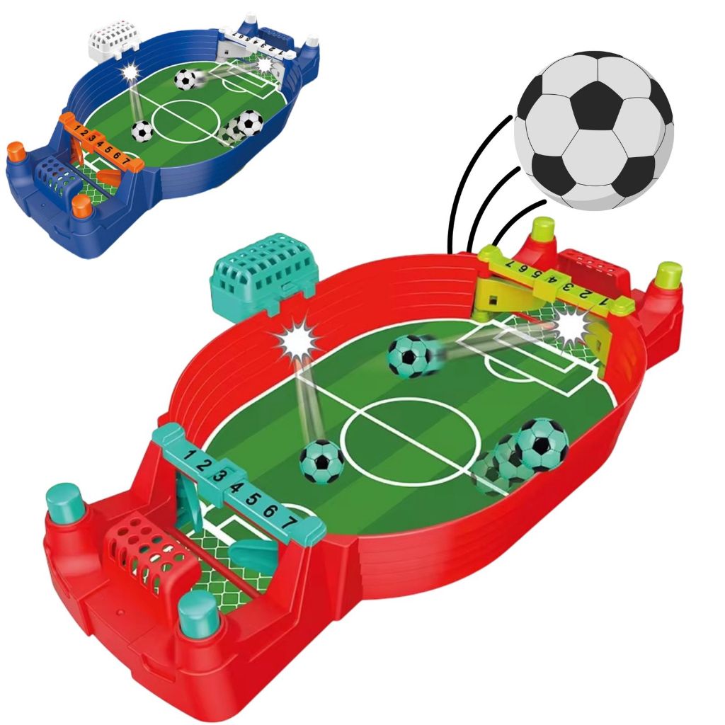 Campo De Futebol De Mesa - Diversão Com Gol E Bola Para 2 Jogadores