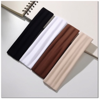 4 Faixas de Cabelo Penteados e Esportes Branco, Preto, Marrom Claro e Marrom Escuro em Oferta na Shopee