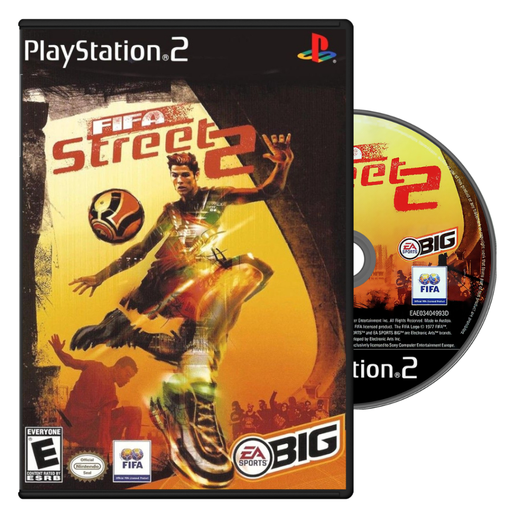 Jogo FIFA Street 2 - Ps2 - DVD Mídia Física