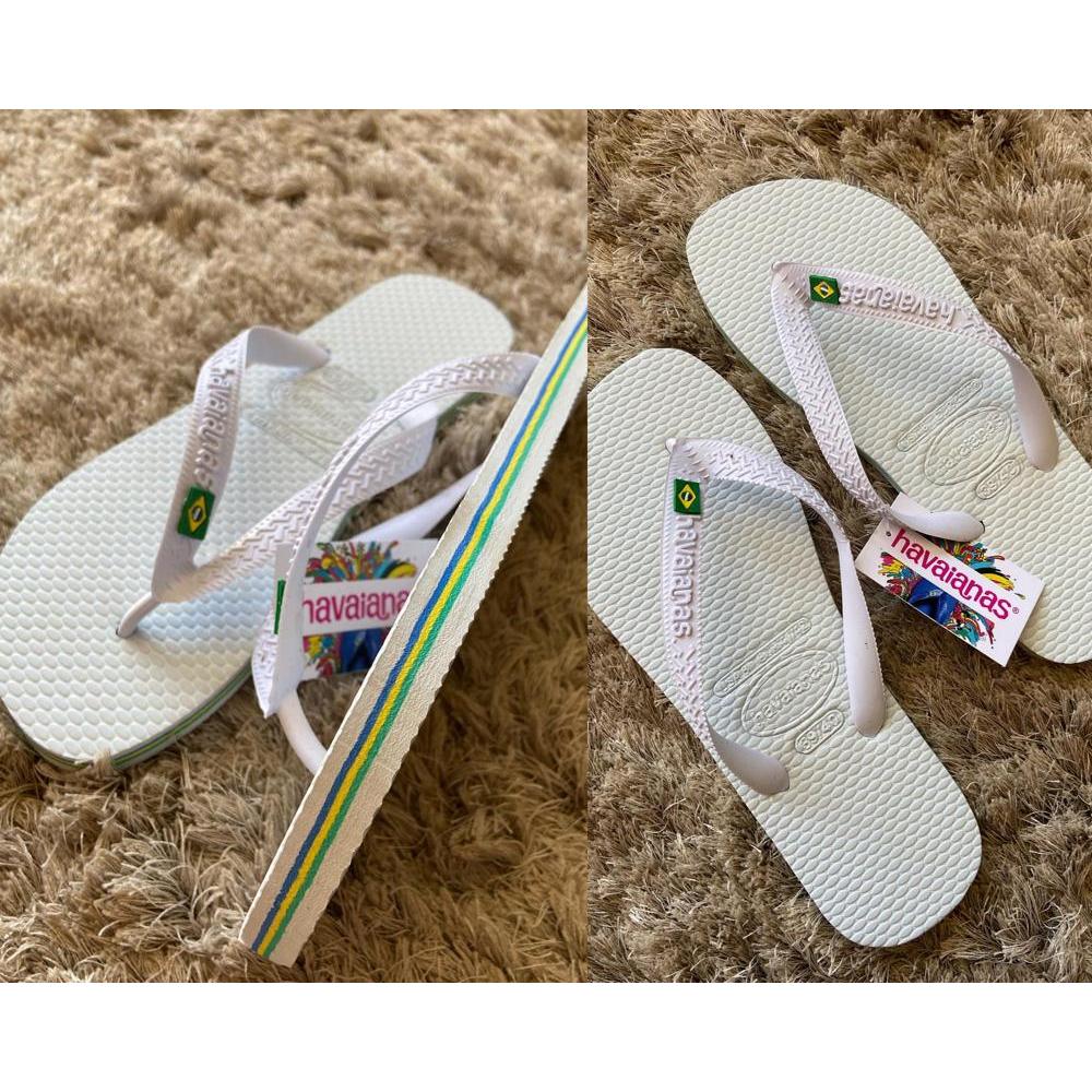 CHINELO TRADICIONAL BANDEIRINHA BRASIL NA BORRACHA ENVIO FULL em Oferta na Shopee