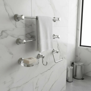 Kit Acessórios para Banheiro  Bella Arte 5 Peças de Luxo Completo e Elegante para Decoração em Oferta na Shopee