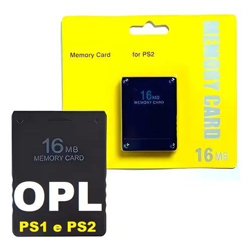 Memory Card OPL para PS2  suporte PS1 exFAT ZSO FAT32 Ulauchelf Atualizado 100% Português POPSTARTER Jogue PS1 no PS2 !