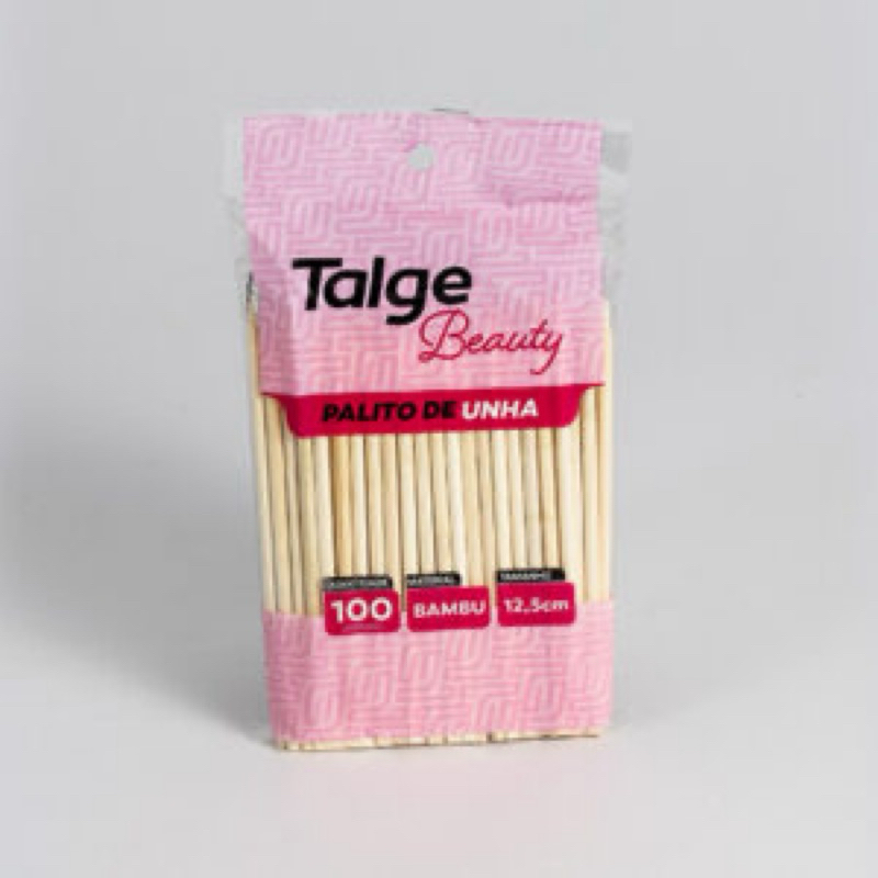 Palito de unha 12,5 cm Talge 100% madeira de bambu