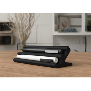 Porta Caneta 3D – Suporte de Mesa Moderno, Design Minimalista Preto, Organizador para Escritório e Home Office Cod 00025 em Oferta na Shopee