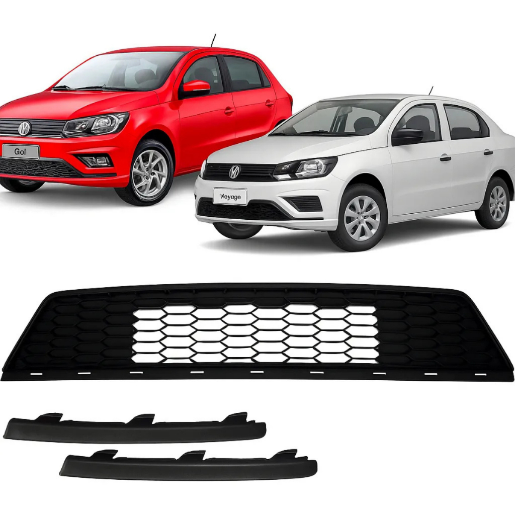 Grade Parachoque Inferior Central Gol Saveiro Voyage em Oferta na Shopee