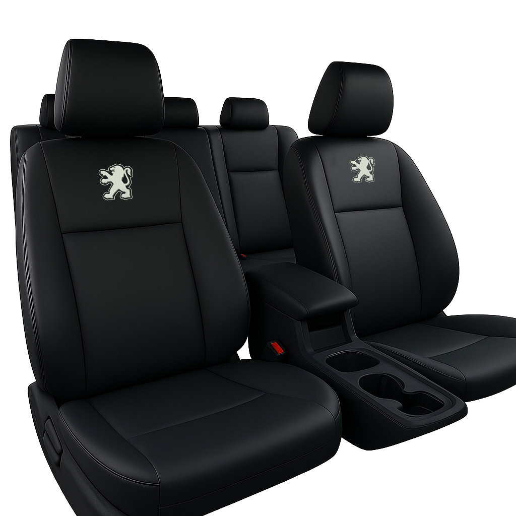 Capa Banco Carro 100% Couro Automotivo Peugeot 206, 207, 306, 306 SM