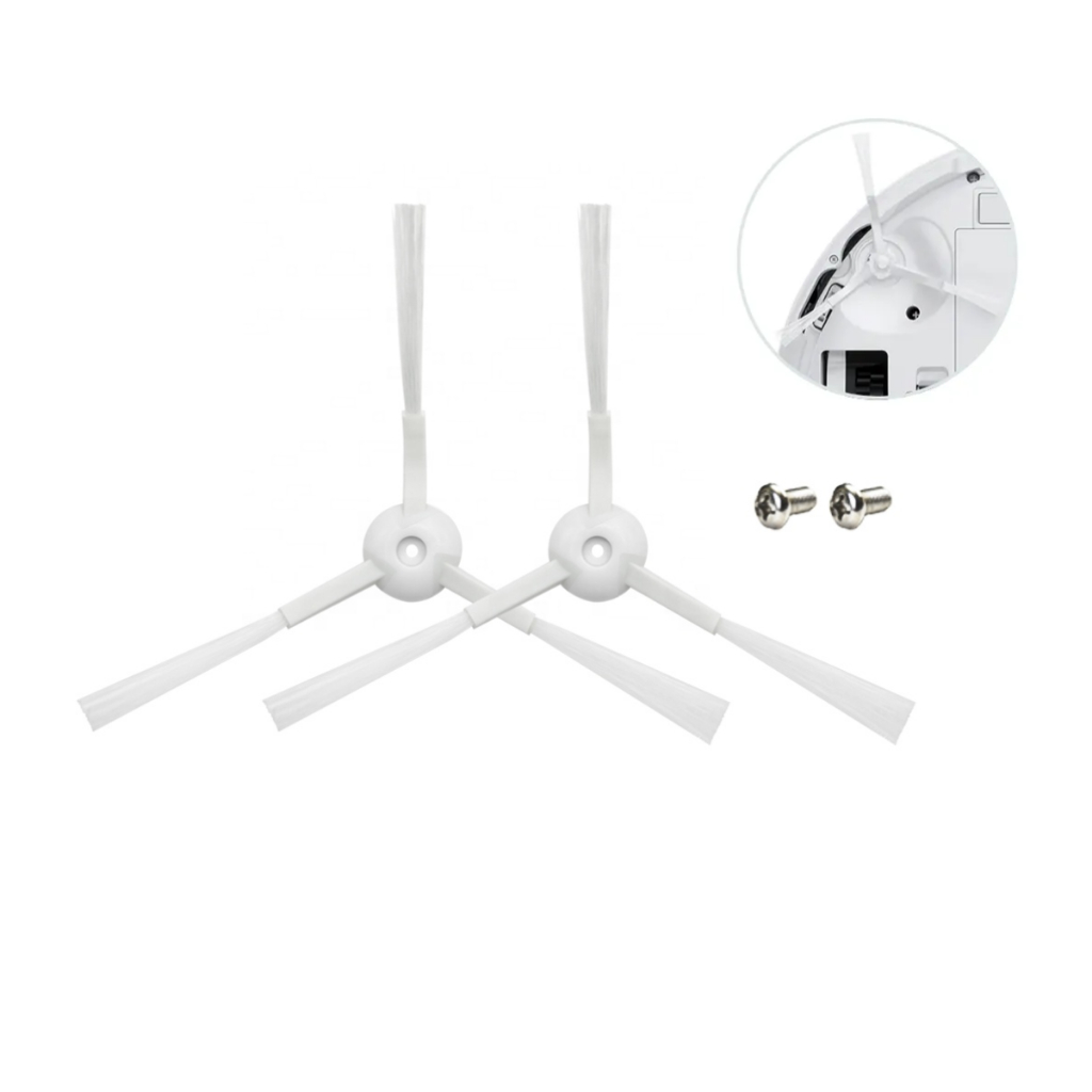Kit 2 Escova Lateral Para Robô Aspirador 1s S50 S55 S6 S5max