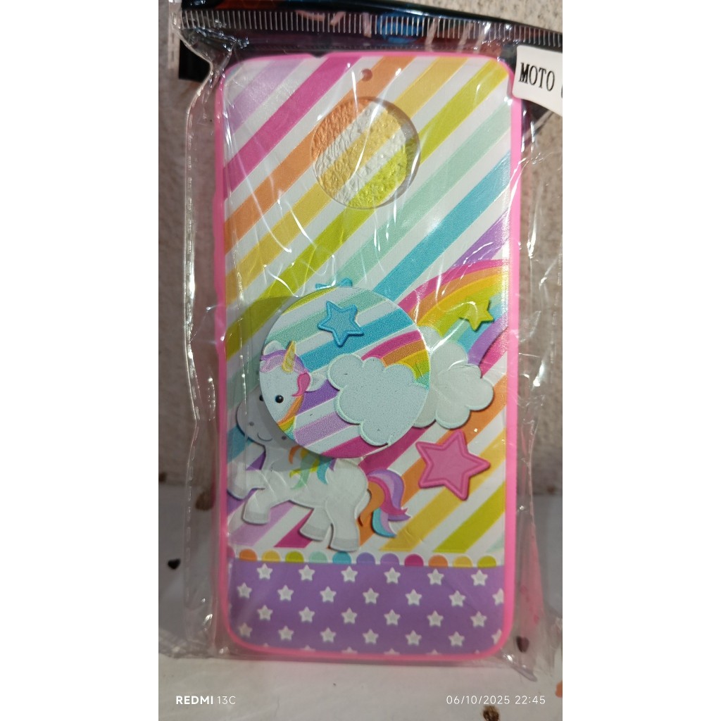 Capa para celular Moto G5S do Unicórnio