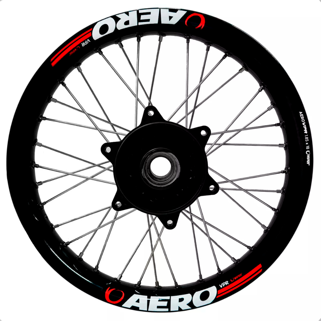 Par Roda Alumínio Viper Aero Bros 160 Xre 190 Esdd Raio 4mm · foto 2