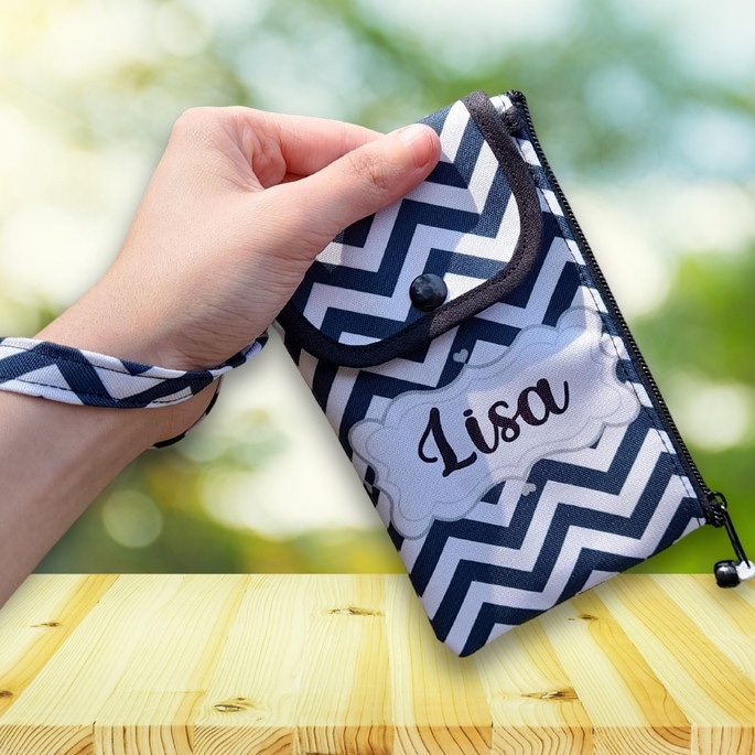 Carteira Personalizada com Nome | Porta Celular, Cartões e Chaves