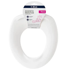 Assento Sanitário Almofadado Redutor Troninho Infantil Criança Design Confortável Primafer Atlas