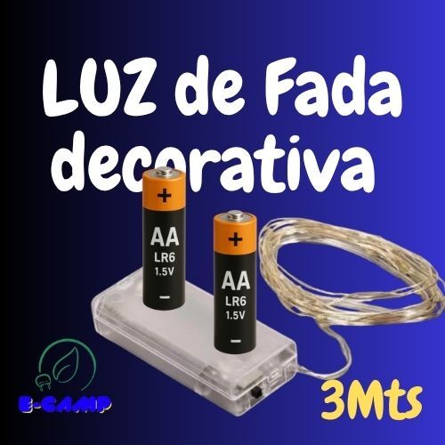 Luz de Fadas Cor Quente para Iluminação Decorativa
