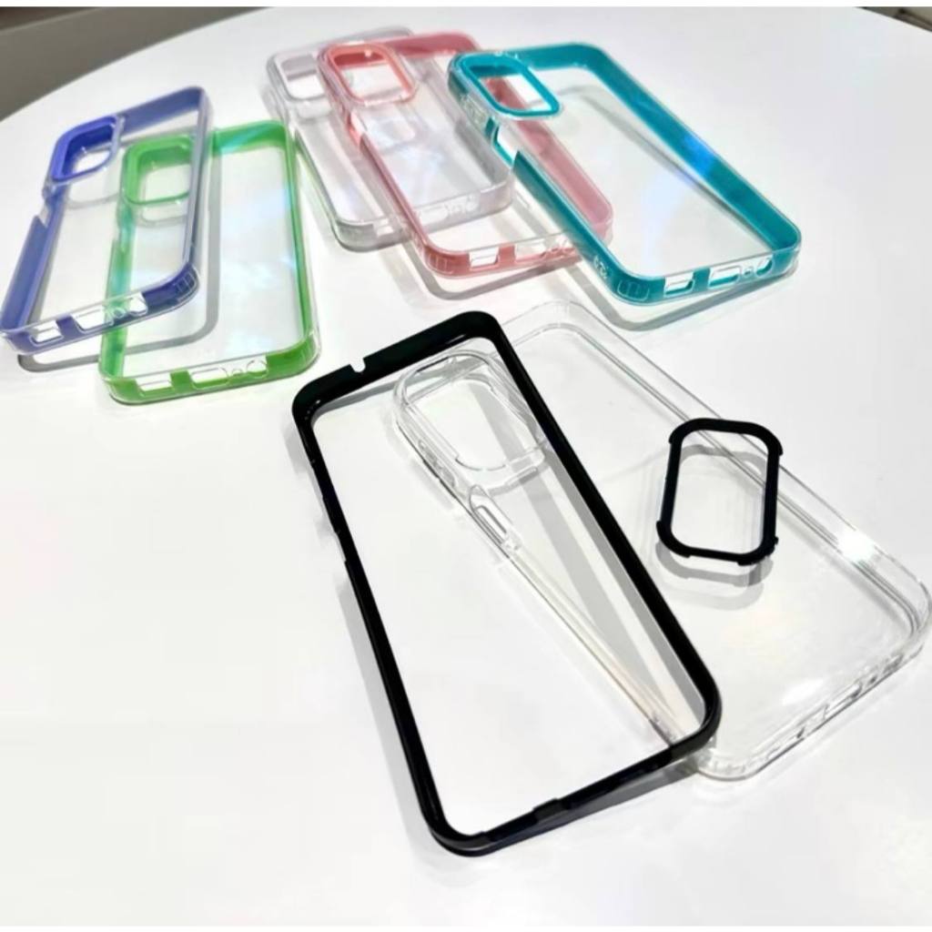 Capa Case Transparente Capinha 3 EM 1 com Protetora Silicone PARA MOTOROLA E4 G2 G3 E5 PLUS G5