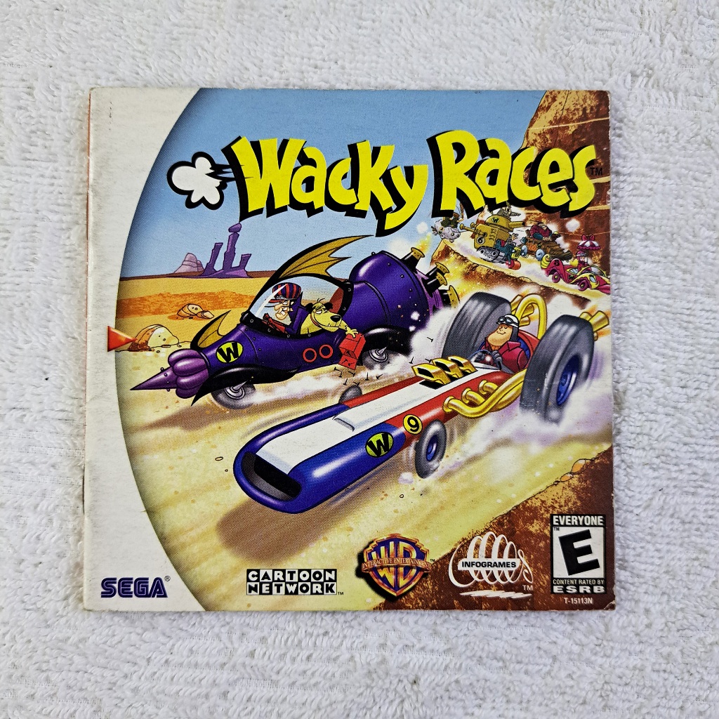 Manual Wacky Races Original - Sega Dreamcast - Corrida Maluca