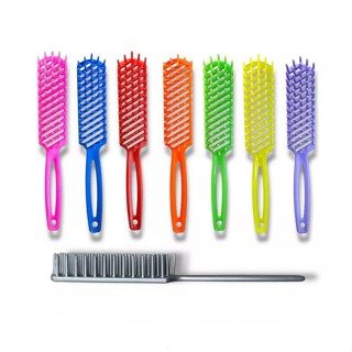 30 Pentes Escova Reta Jacaré Bom Para Cabeleireiro Escova Pentear Cabelos Lisos, Mechas, Cacheados em Oferta na Shopee