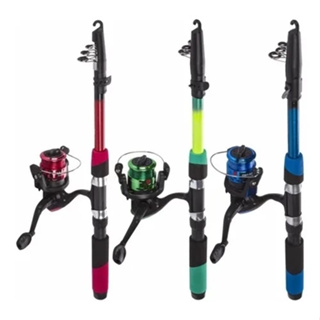 KIT 1-3 Vara De Pesca 60-120lbs Completa Com Molinete Esportiva Ao Ar Livre Robalo Portátil Joran Pancing em Oferta na Shopee