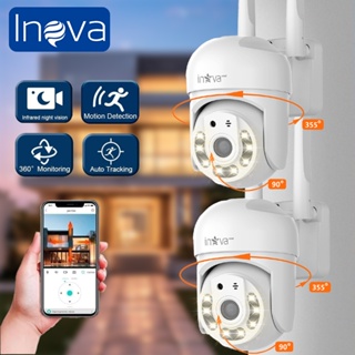 INOVA Câmera de Segurança À Prova D'água Externa/Interna  Gira 360°  Full HD  Áudio Bidirecional Wi-Fi (2.4G/5G) em Oferta na Shopee
