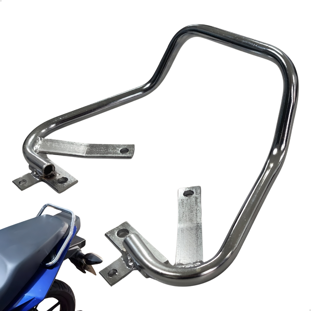 Alça Baixa Esportiva Cromada Moto Titan Fan Start 160 2025 em Oferta na Shopee