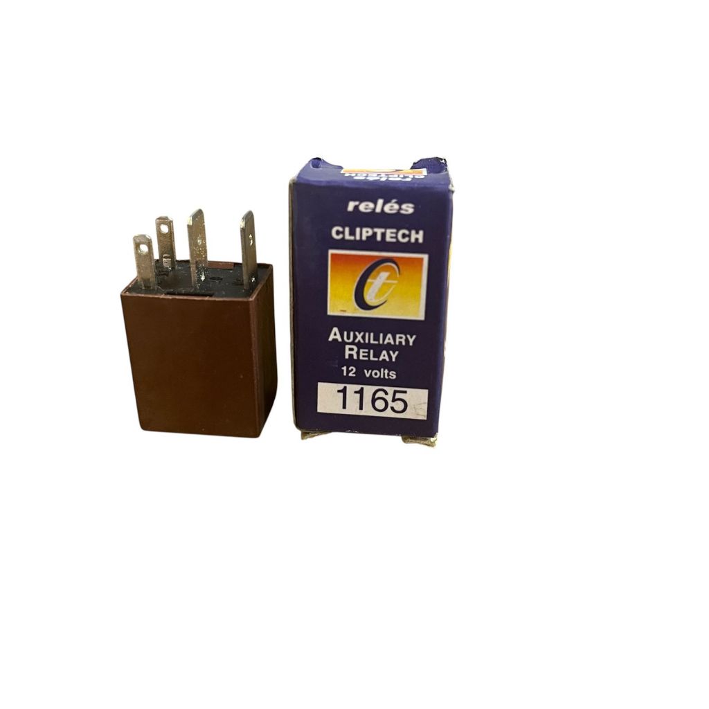 Rele Mini Auxiliar Cliptech 1165 30a 12v 4 Terminais