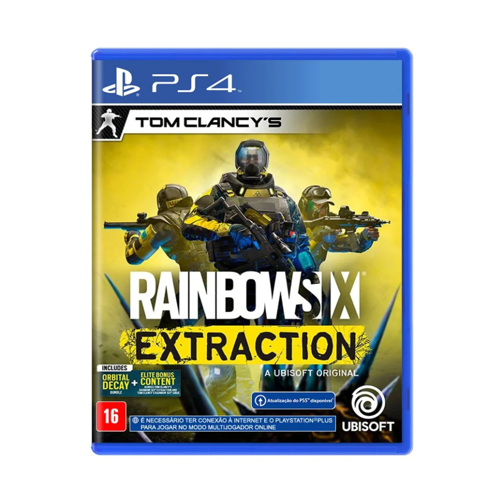 Jogo Tom Clancy’s Rainbow Six Extraction - PS4 Midia Fisica Novo Lacrado